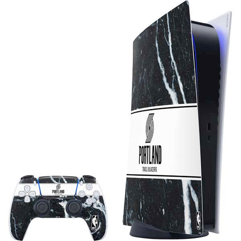 NBA Portland Trail Blazers Marble PS5 Digital Edition Bundle Skin