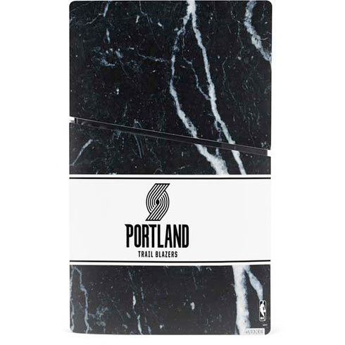 NBA Portland Trail Blazers Marble PS5 Slim Digital Edition Bundle Skin