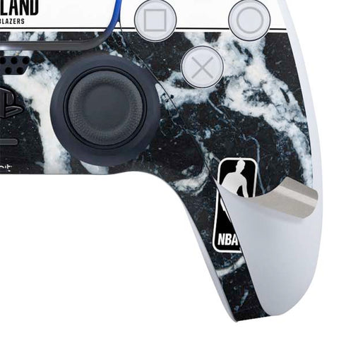 NBA Portland Trail Blazers Marble PS5 Slim Digital Edition Bundle Skin