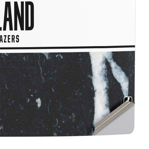 NBA Portland Trail Blazers Marble PS5 Slim Digital Edition Console Skin