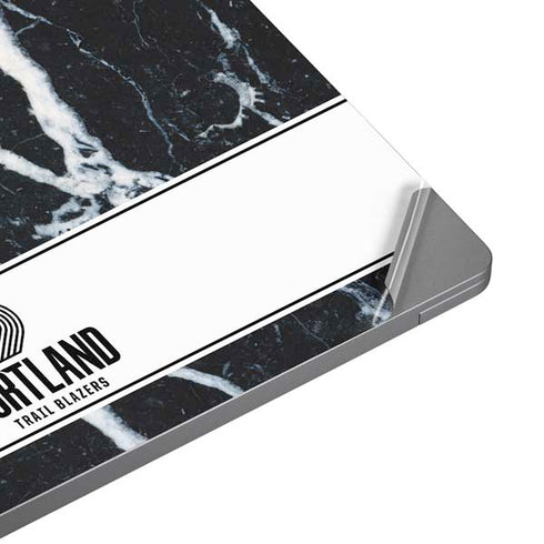 NBA Portland Trail Blazers Marble Surface Laptop 4 15in Skin