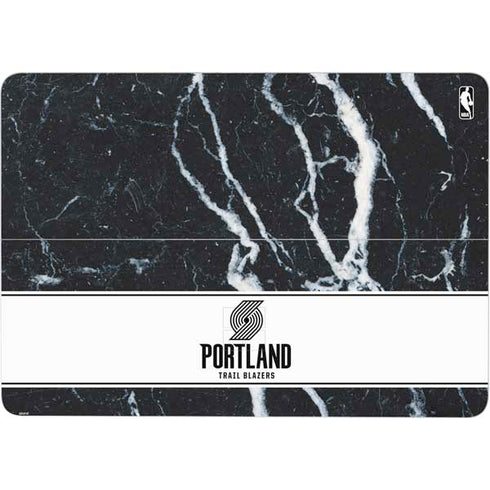 NBA Portland Trail Blazers Marble Surface Laptop Studio Skin