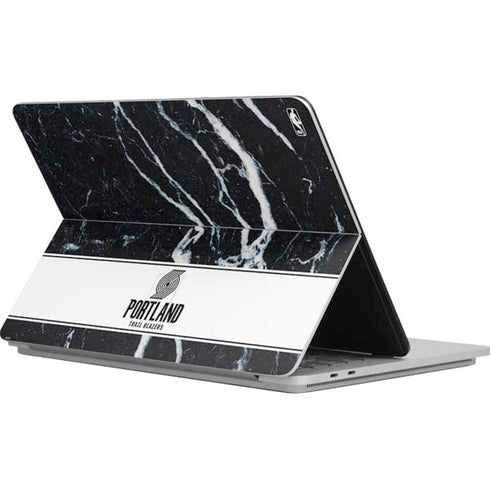 NBA Portland Trail Blazers Marble Surface Laptop Studio Skin