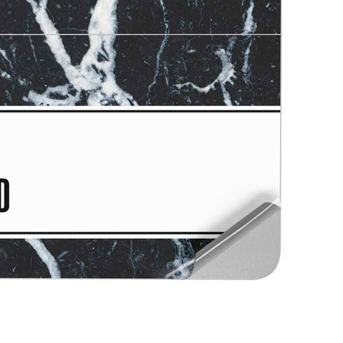 NBA Portland Trail Blazers Marble Surface Laptop Studio Skin