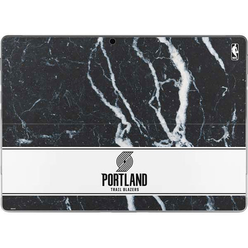 NBA Portland Trail Blazers Marble Surface Pro 8 Skin