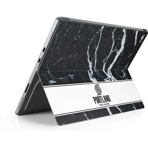 NBA Portland Trail Blazers Marble Surface Pro 9 Skin