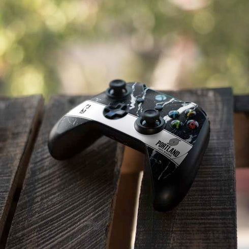 NBA Portland Trail Blazers Marble Xbox One Elite Controller Skin