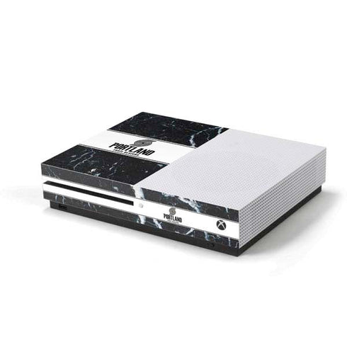 NBA Portland Trail Blazers Marble Xbox One S Console Skin