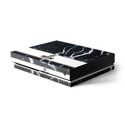 NBA Portland Trail Blazers Marble Xbox One X Console Skin