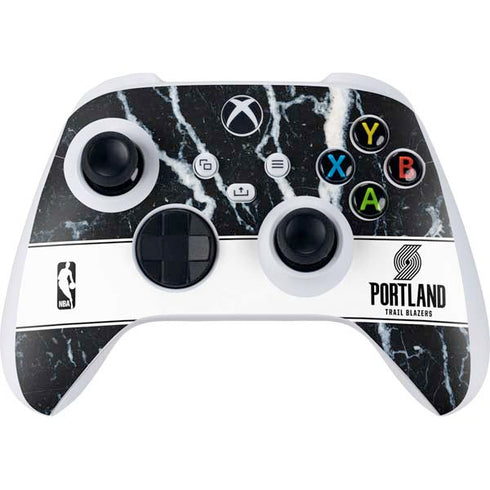NBA Portland Trail Blazers Marble Xbox Series S Controller Skin