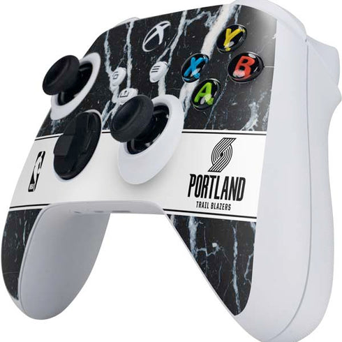 NBA Portland Trail Blazers Marble Xbox Series S Controller Skin