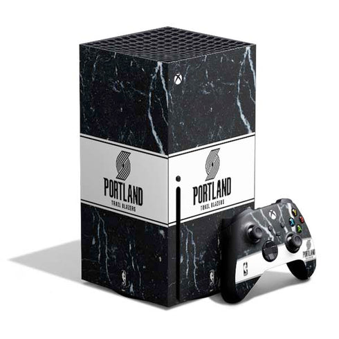 NBA Portland Trail Blazers Marble Xbox Series X Bundle Skin