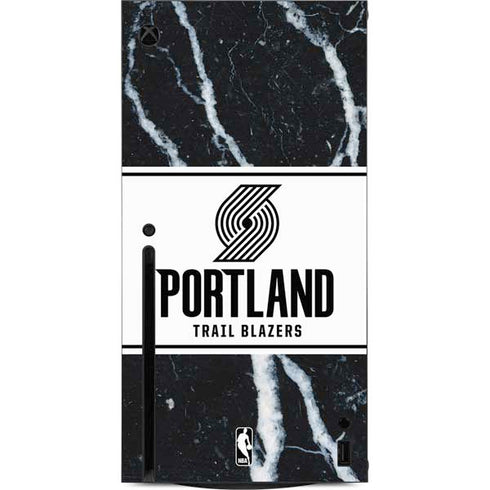 NBA Portland Trail Blazers Marble Xbox Series X Console Skin