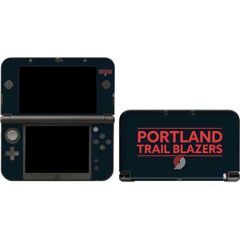 NBA Portland Trail Blazers Standard - Black 3DS XL 2015 Skin
