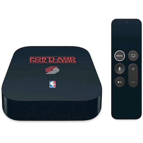 NBA Portland Trail Blazers Standard - Black Apple TV Skin