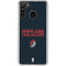 NBA Portland Trail Blazers Standard - Black Galaxy A21 Clear Case