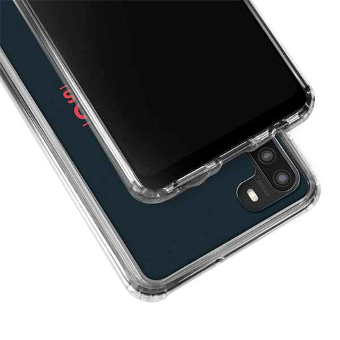 NBA Portland Trail Blazers Standard - Black Galaxy A21 Clear Case