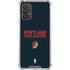 NBA Portland Trail Blazers Standard - Black Galaxy A32 5G Clear Case
