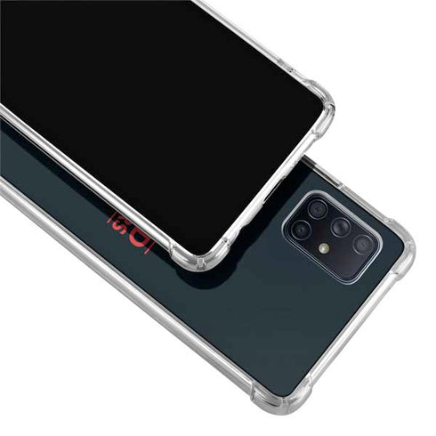 NBA Portland Trail Blazers Standard - Black Galaxy A51 5G Clear Case