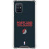 NBA Portland Trail Blazers Standard - Black Galaxy A71 5G Clear Case