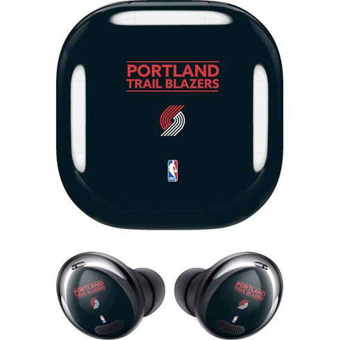 NBA Portland Trail Blazers Standard - Black Galaxy Buds Pro Skin