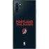 NBA Portland Trail Blazers Standard - Black Galaxy Note 10 Plus Skin