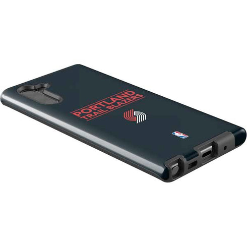 NBA Portland Trail Blazers Standard - Black Galaxy Note 10 Pro Case