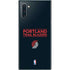 NBA Portland Trail Blazers Standard - Black Galaxy Note 10 Skin