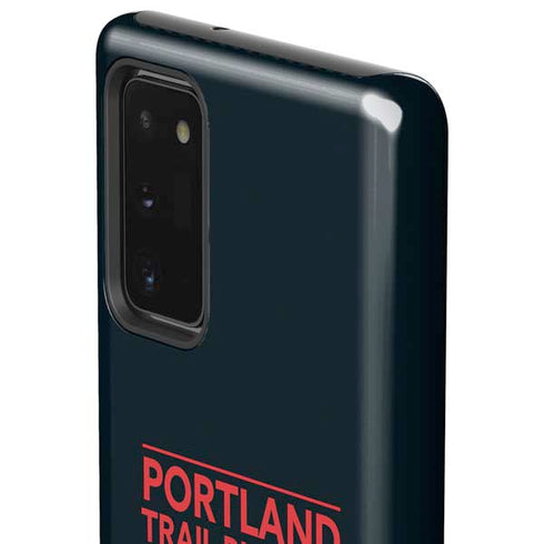 NBA Portland Trail Blazers Standard - Black Galaxy Note20 5G Pro Case