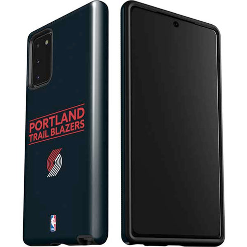 NBA Portland Trail Blazers Standard - Black Galaxy Note20 5G Pro Case