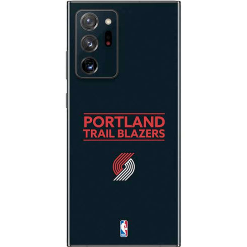NBA Portland Trail Blazers Standard - Black Galaxy Note20 Ultra 5G Skin