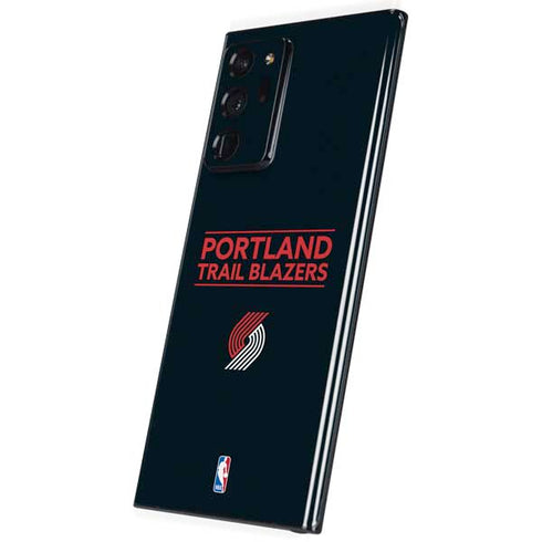 NBA Portland Trail Blazers Standard - Black Galaxy Note20 Ultra 5G Skin