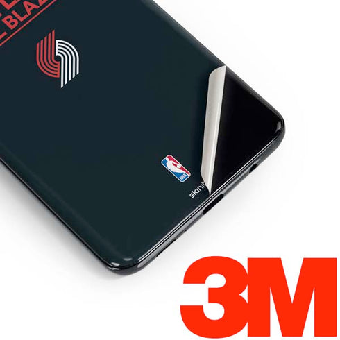 NBA Portland Trail Blazers Standard - Black Galaxy S10 Plus Skin