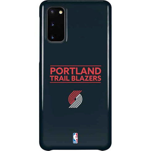 NBA Portland Trail Blazers Standard - Black Galaxy S20 Lite Case