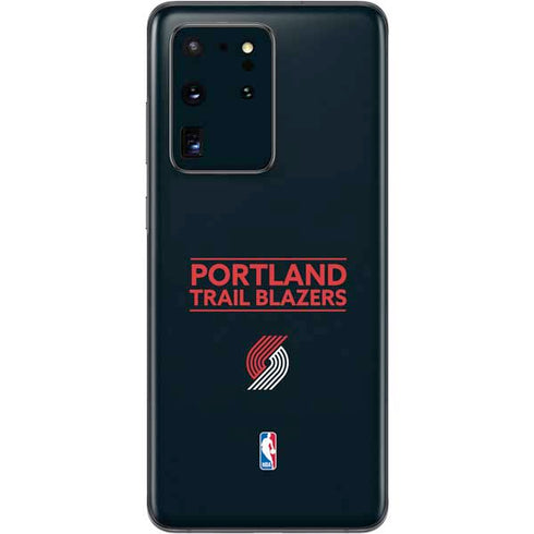 NBA Portland Trail Blazers Standard - Black Galaxy S20 Ultra 5G Skin