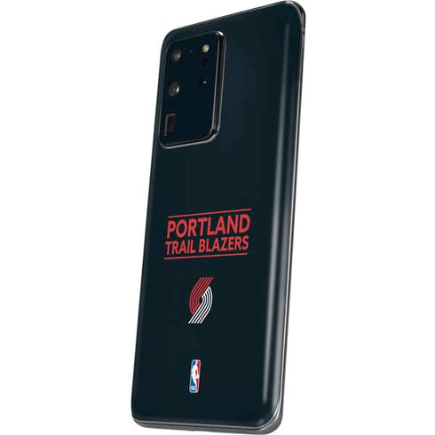 NBA Portland Trail Blazers Standard - Black Galaxy S20 Ultra 5G Skin