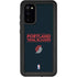 NBA Portland Trail Blazers Standard - Black Galaxy S20 Waterproof Case