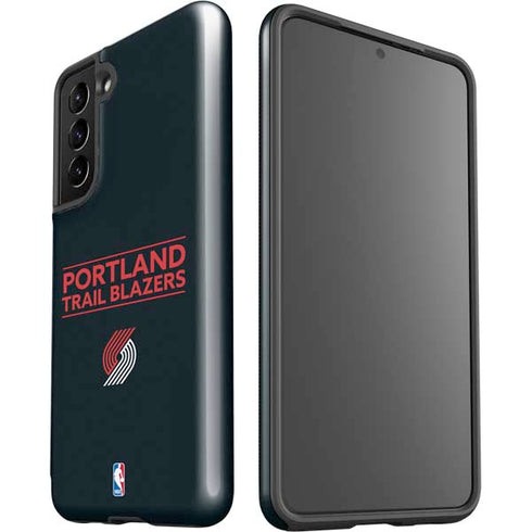 NBA Portland Trail Blazers Standard - Black Galaxy S21 5G Pro Case