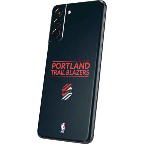 NBA Portland Trail Blazers Standard - Black Galaxy S21 5G Skin