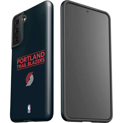 NBA Portland Trail Blazers Standard - Black Galaxy S21 Plus 5G Pro Case