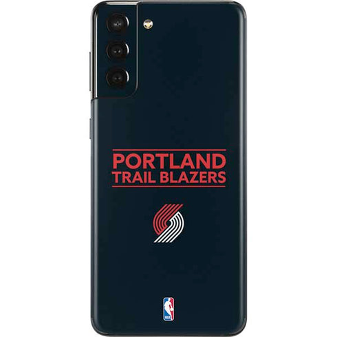 NBA Portland Trail Blazers Standard - Black Galaxy S21 Plus 5G Skin