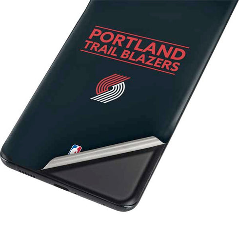 NBA Portland Trail Blazers Standard - Black Galaxy S21 Plus 5G Skin
