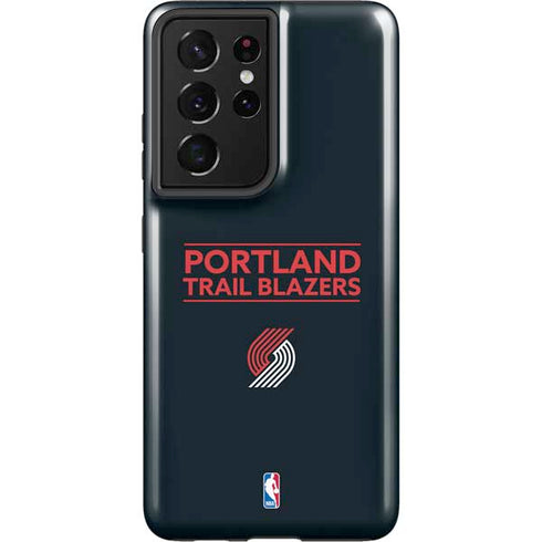 NBA Portland Trail Blazers Standard - Black Galaxy S21 Ultra 5G Pro Case