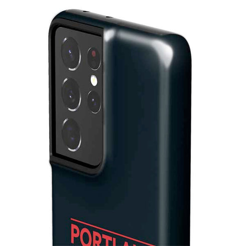 NBA Portland Trail Blazers Standard - Black Galaxy S21 Ultra 5G Pro Case