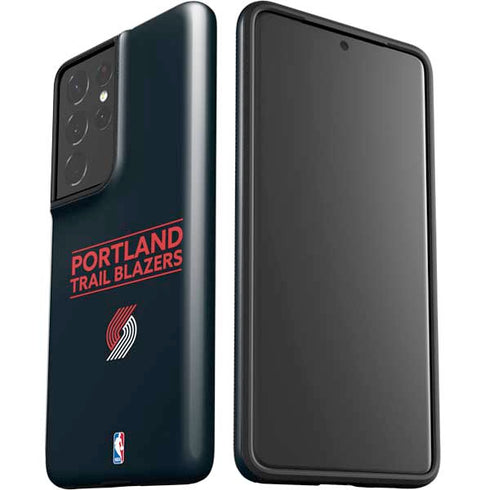 NBA Portland Trail Blazers Standard - Black Galaxy S21 Ultra 5G Pro Case