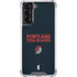 NBA Portland Trail Blazers Standard - Black Galaxy S22 Clear Case