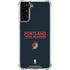 NBA Portland Trail Blazers Standard - Black Galaxy S22 Plus Clear Case