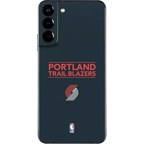 NBA Portland Trail Blazers Standard - Black Galaxy S22 Plus Skin