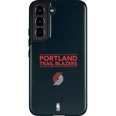 NBA Portland Trail Blazers Standard - Black Galaxy S22 Pro Case
