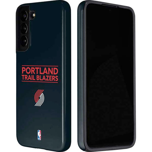 NBA Portland Trail Blazers Standard - Black Galaxy S22 Pro Case